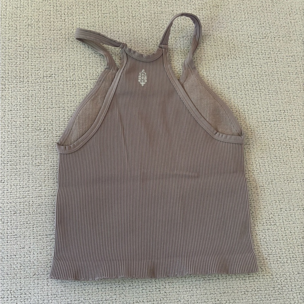 Free People Happiness Runs Long Crop Tank XS/S - Picture 3 of 4